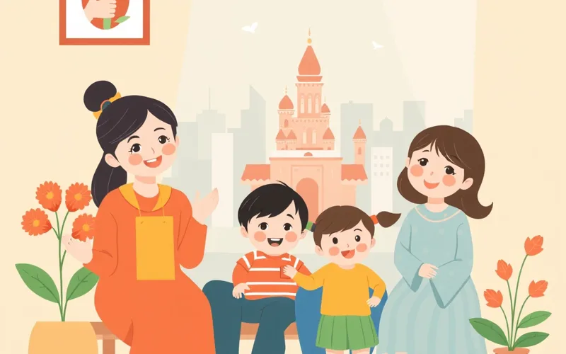 Trung thu dưới mưa, bé gái Đà Nẵng tỏa sáng kể chuyện
