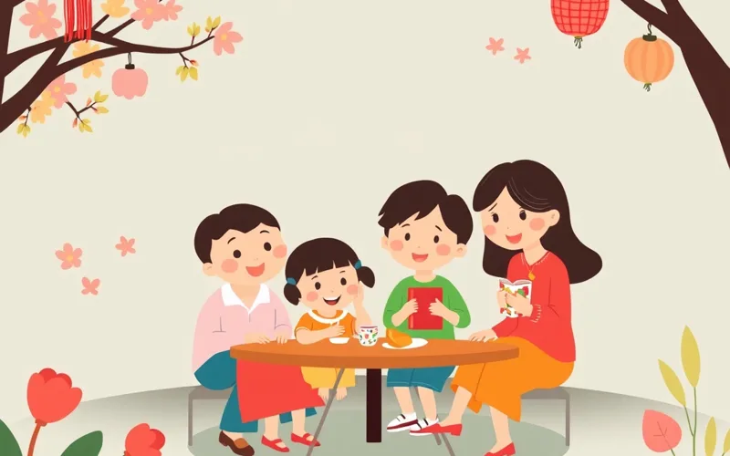 Mái Tóc Dài - Sợi Dây Kết Nối Yêu Thương Gia Đình